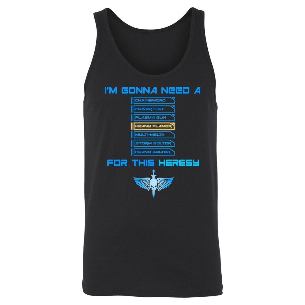 Unisex Jersey Tank - PQJE39VE - Black - 1