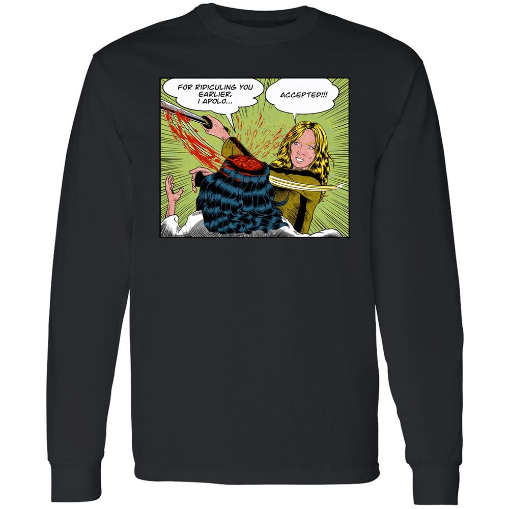 Long Sleeve T-Shirt - 924CGBF2 - Black - 1
