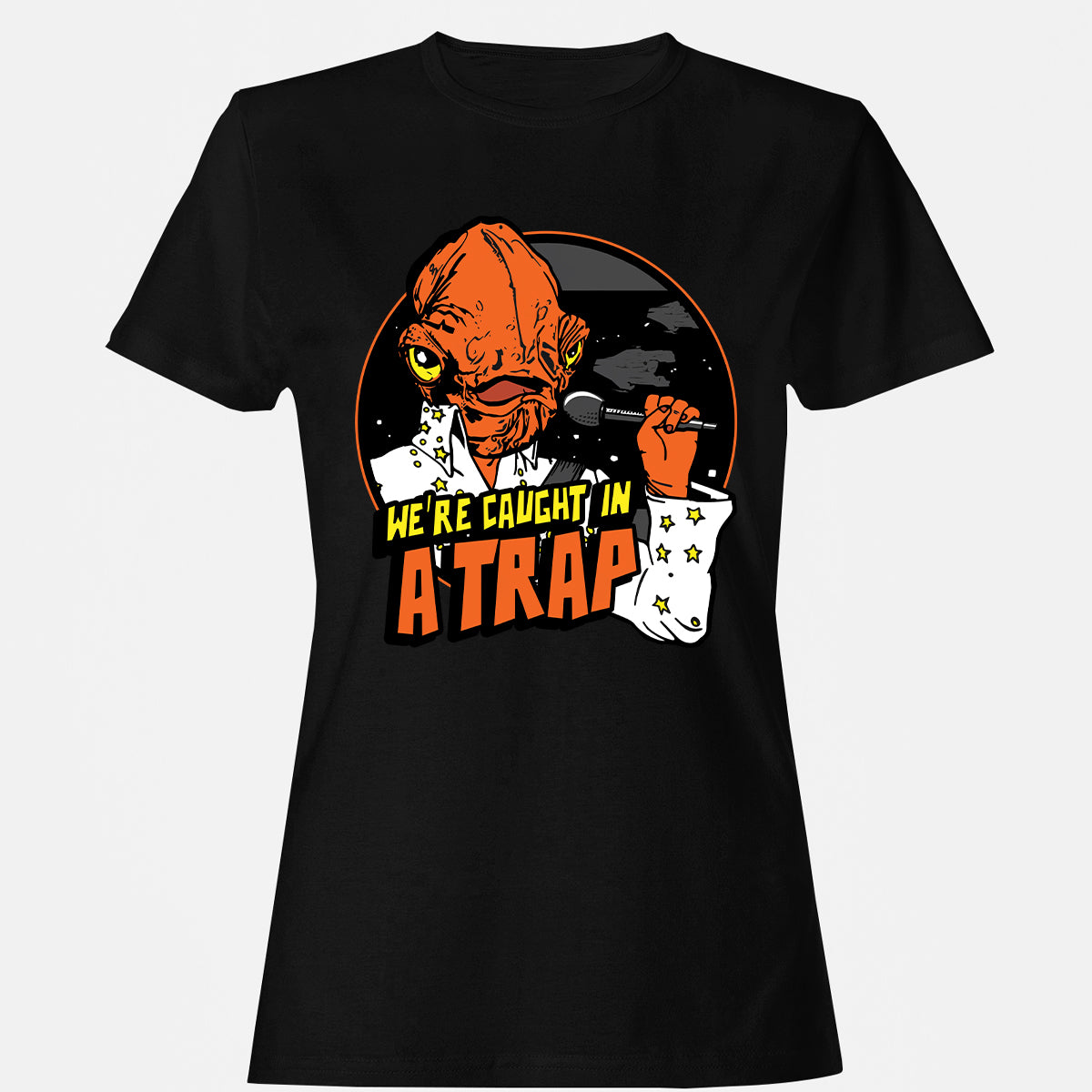 Women's T-Shirt - 7AVC4LGZ - Black - 1