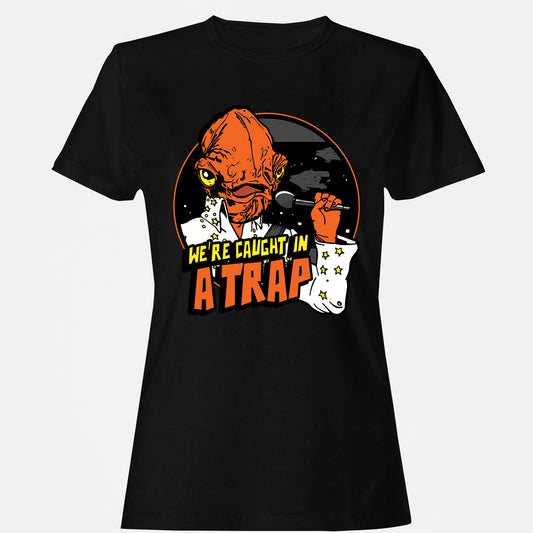 Women's T-Shirt - 7AVC4LGZ - Black - 1