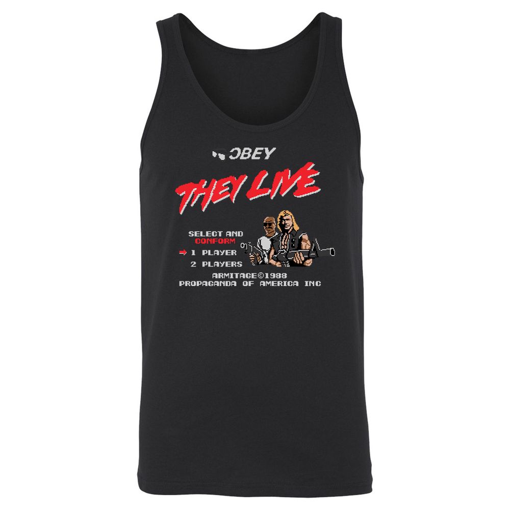 Unisex Jersey Tank - BZA886S9 - Black - 1
