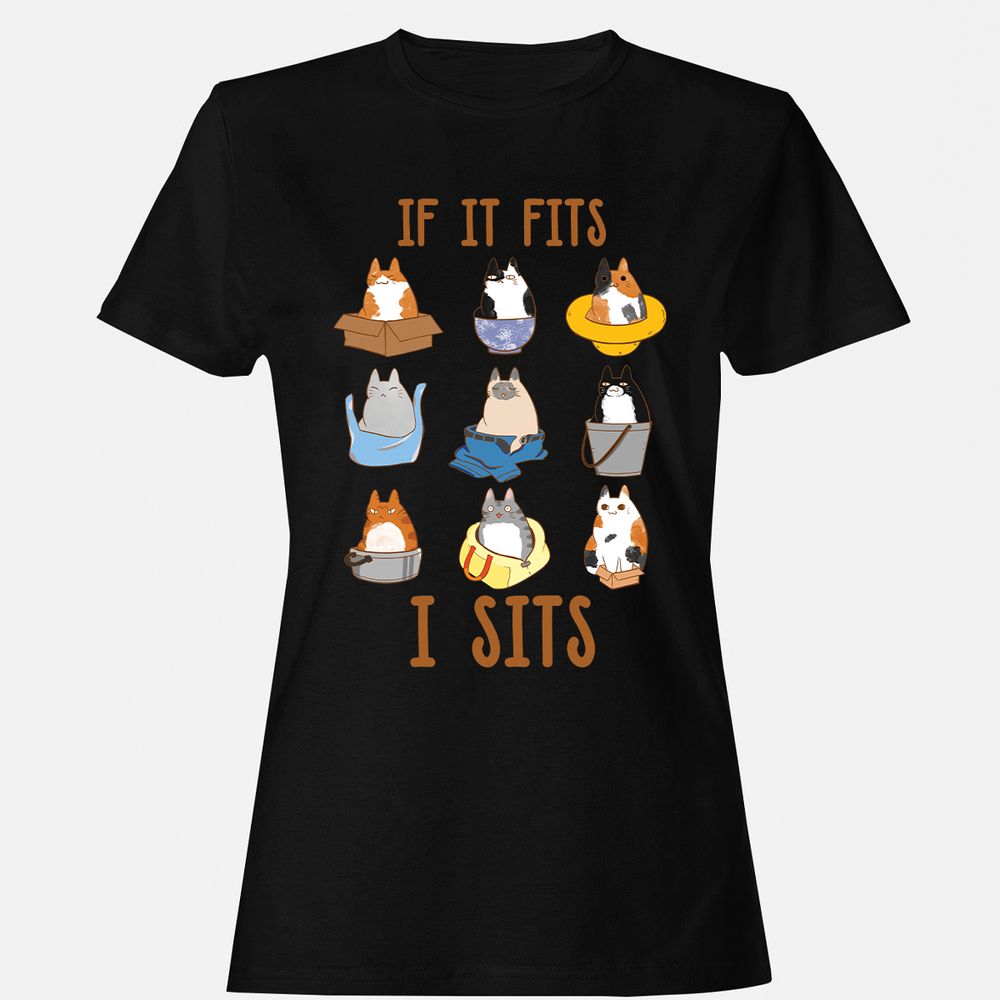 Women's T-Shirt - 2TJBJF65 - Black - 1