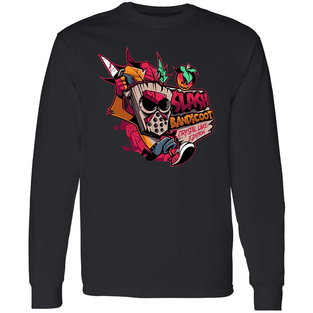 Long Sleeve T-Shirt - FLMZM9L1 - Black - 1