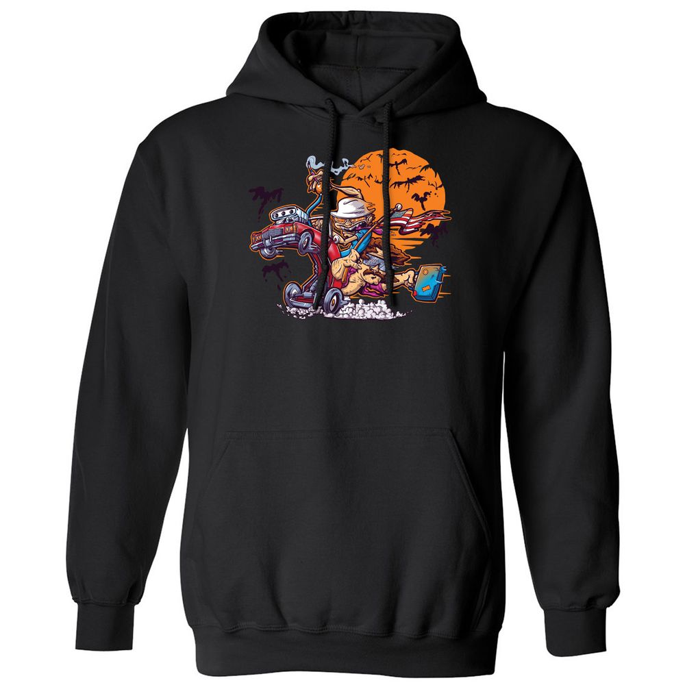 Classic Unisex Hoodie - WZTUVDH7 - Black - 1