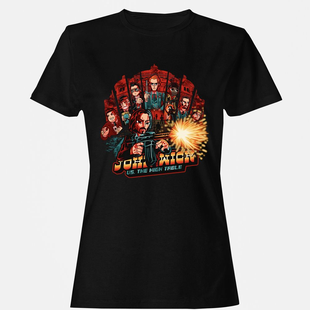 Women's T-Shirt - D7T6Z2N1 - Black - 1