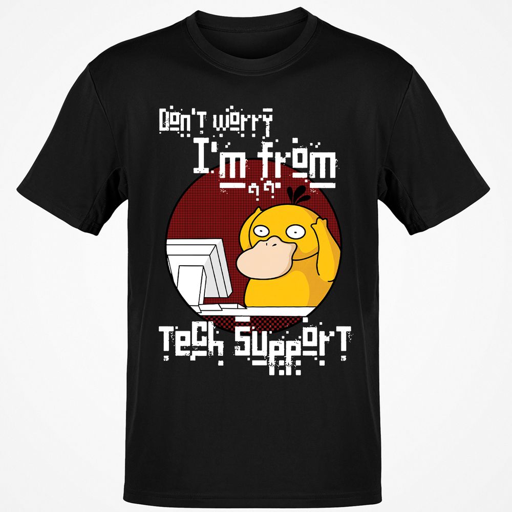 Classic Unisex T-Shirt - W7ED93HM - Black - 1