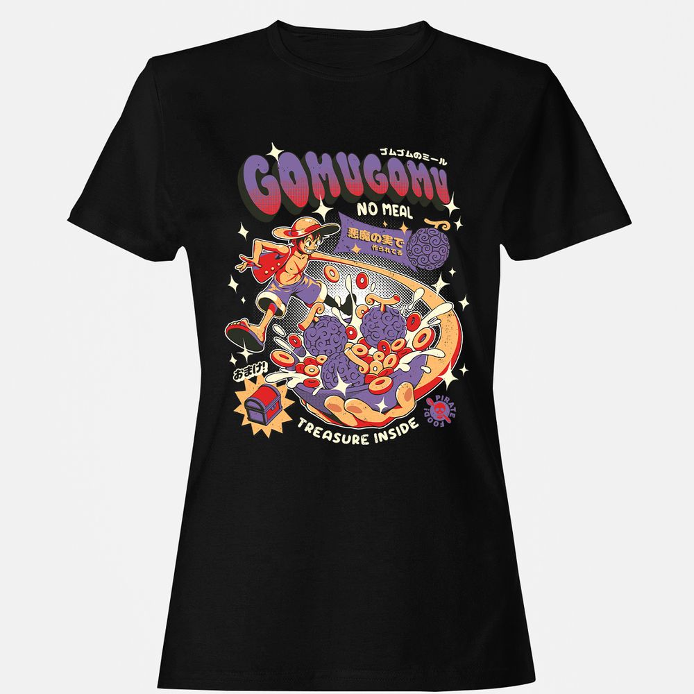 Women's T-Shirt - Q14D5ZB1 - Black - 1
