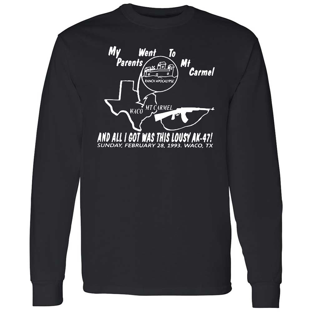 Long Sleeve T-Shirt - ZVXC6RHC - Black - 1