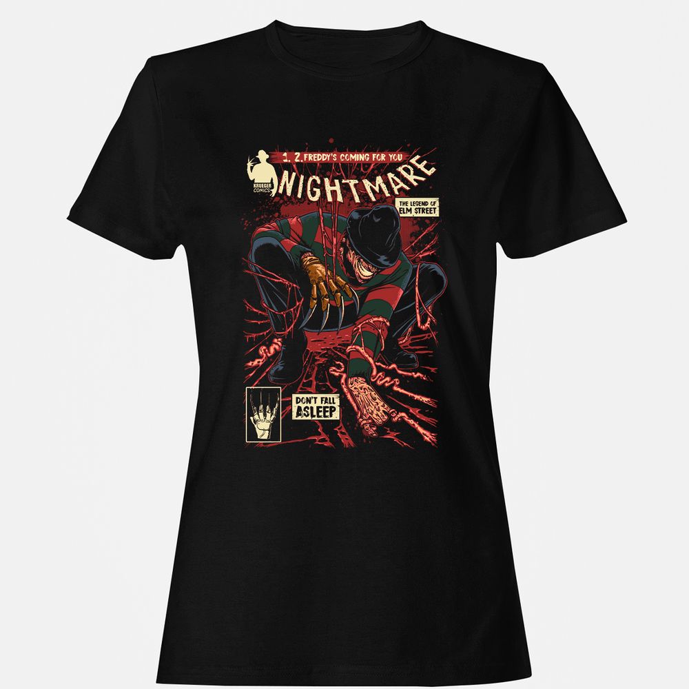 Women's T-Shirt - ZLBZ7P9P - Black - 1