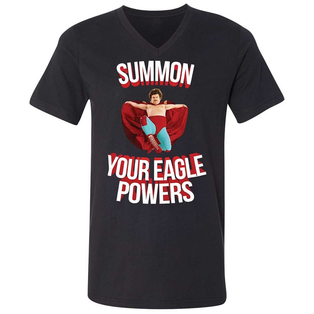 Unisex V-Neck T-Shirt - FCH52RGF - Black - 1