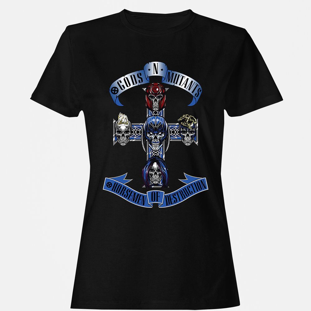 Women's T-Shirt - H9MTCU9K - Black - 1
