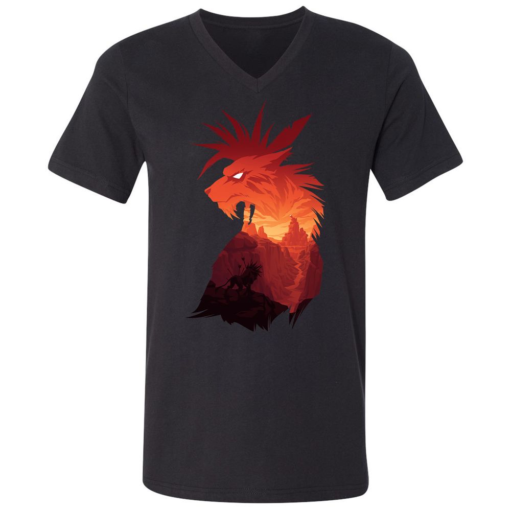 Unisex V-Neck T-Shirt - NLNKSUZ6 - Black - 1