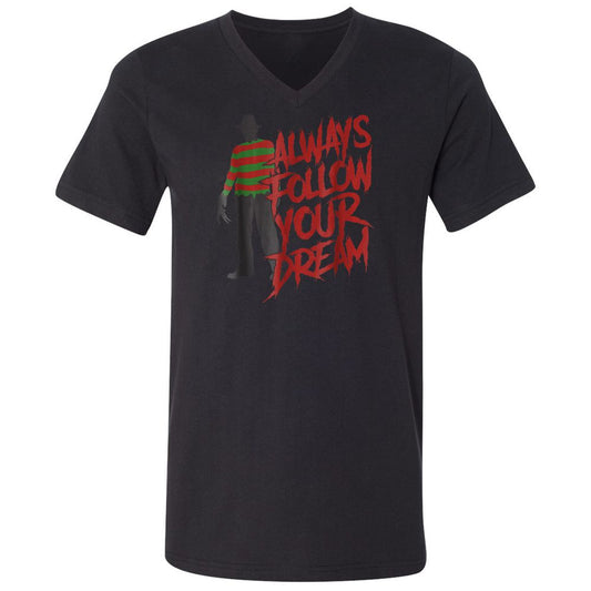 Unisex V-Neck T-Shirt - GDYDKJDM - Black - 1