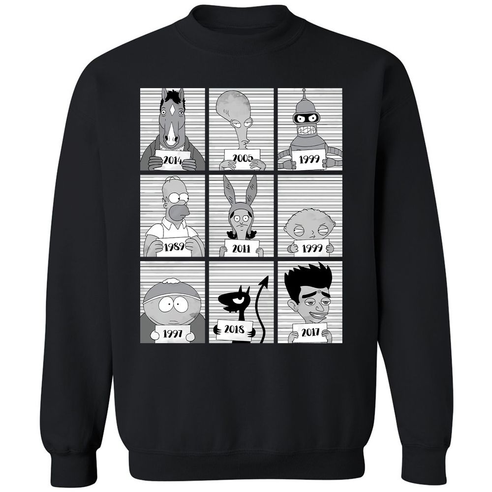 Classic Unisex Sweatshirt - 28HNJVZS - Black - 1