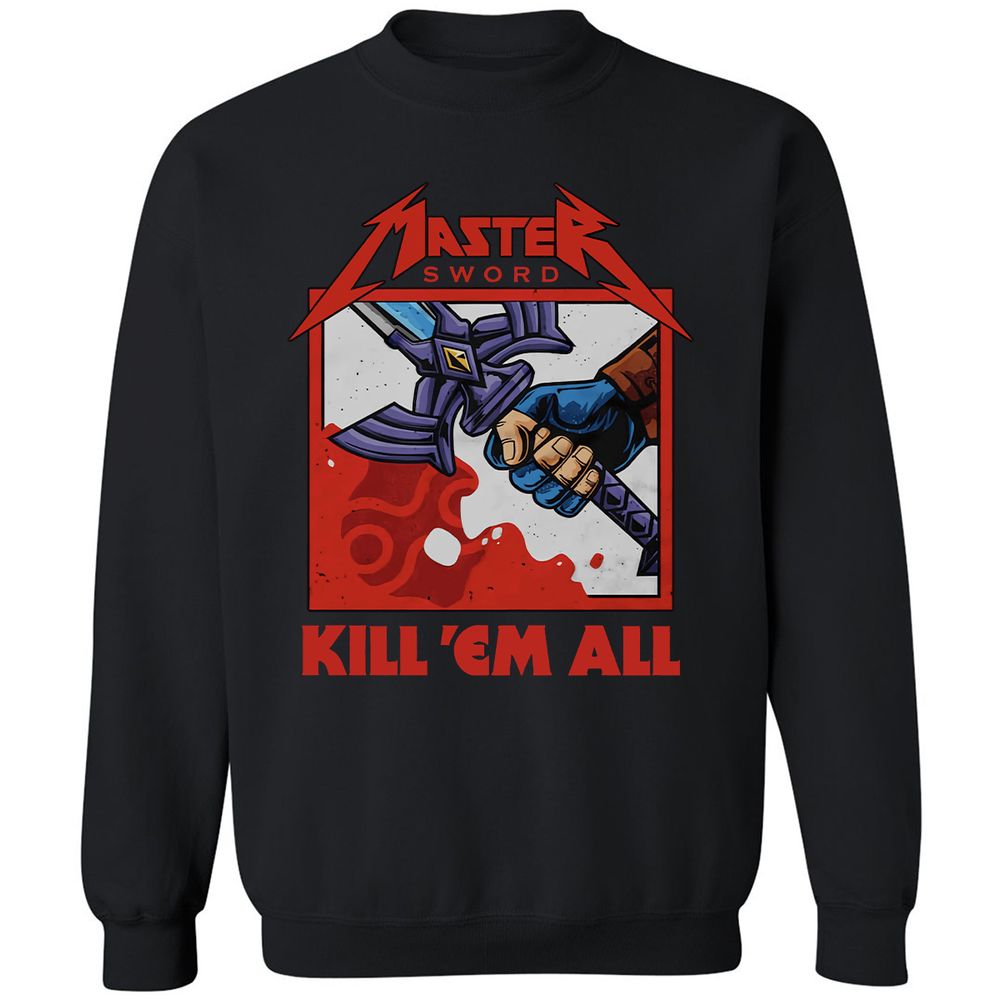 Classic Unisex Sweatshirt - EHMWB68A - Black - 1