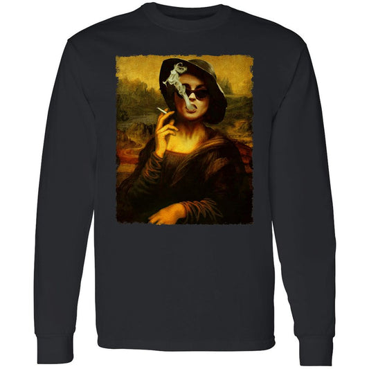 Long Sleeve T-Shirt - REQLPQFD - Black - 1