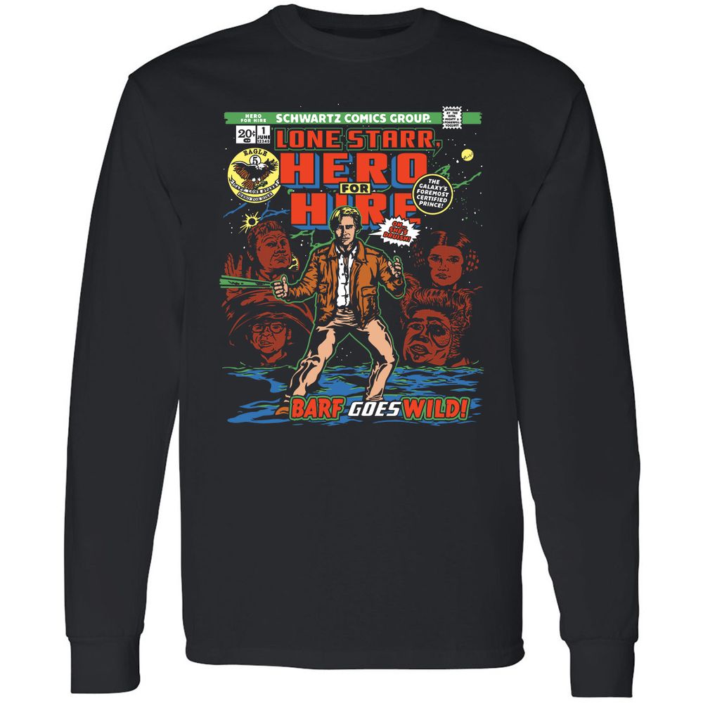 Long Sleeve T-Shirt - KJBFR13F - Black - 1