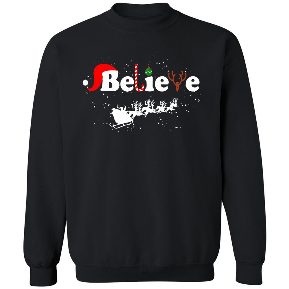 Classic Unisex Sweatshirt - KX5Q2LXY - Black - 1