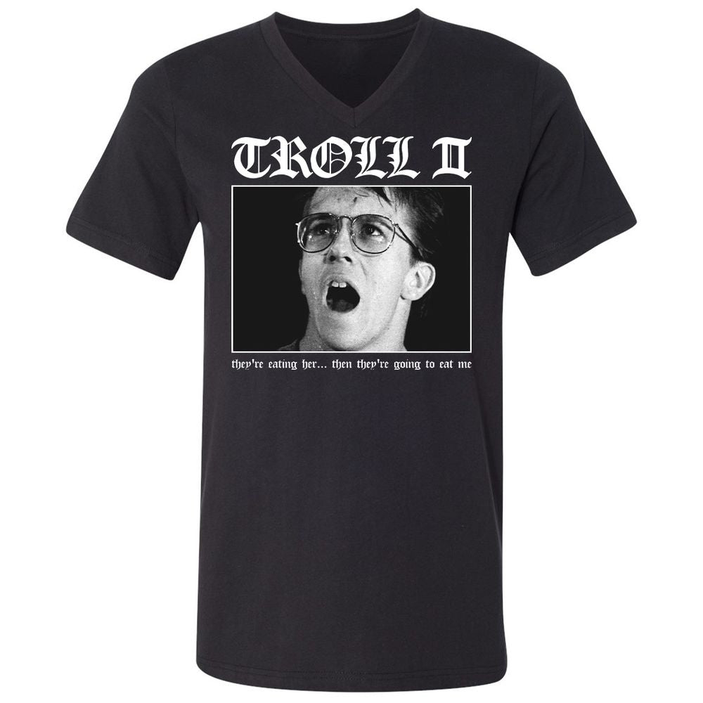 Unisex V-Neck T-Shirt - 8HPMTRBH - Black - 1