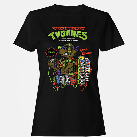 Women's T-Shirt - C85UCDN5 - Black - 1