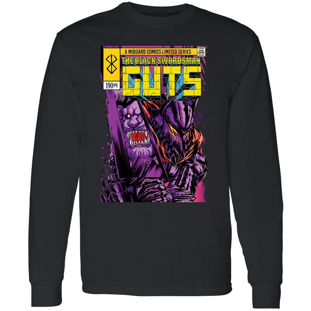 Long Sleeve T-Shirt - Y1GHFHZ2 - Black - 1