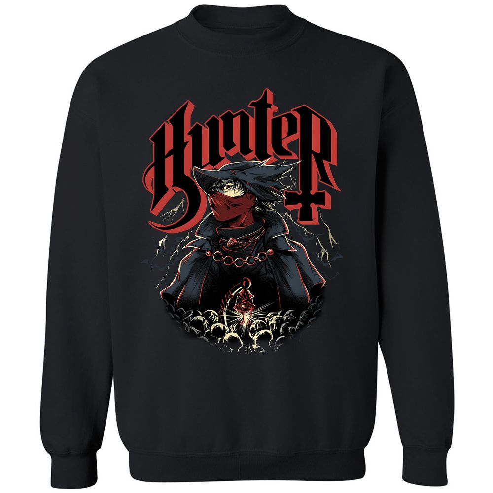 Classic Unisex Sweatshirt - VE86P7FQ - Black - 1