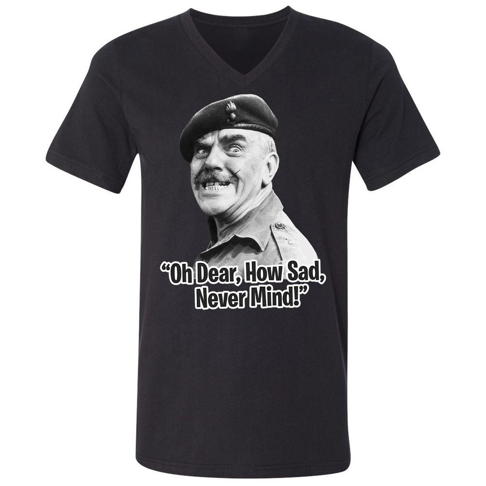 Unisex V-Neck T-Shirt - HNMRFRZ8 - Black - 1