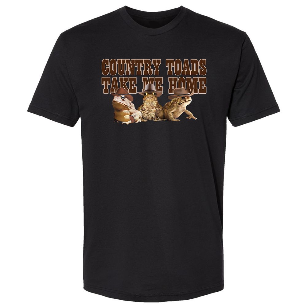 Country Toads Take Me Home - Black - 1