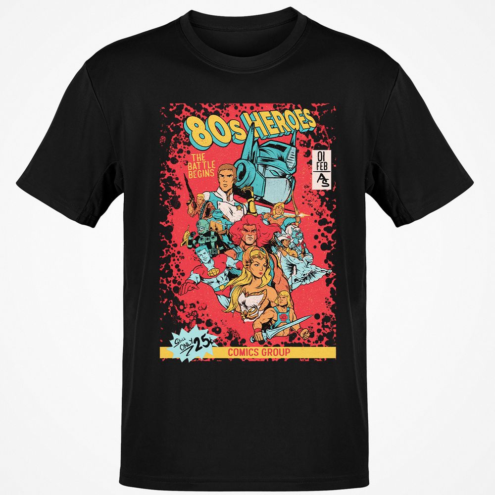 Classic Unisex T-Shirt - 6H5RB7W3 - Black - 1