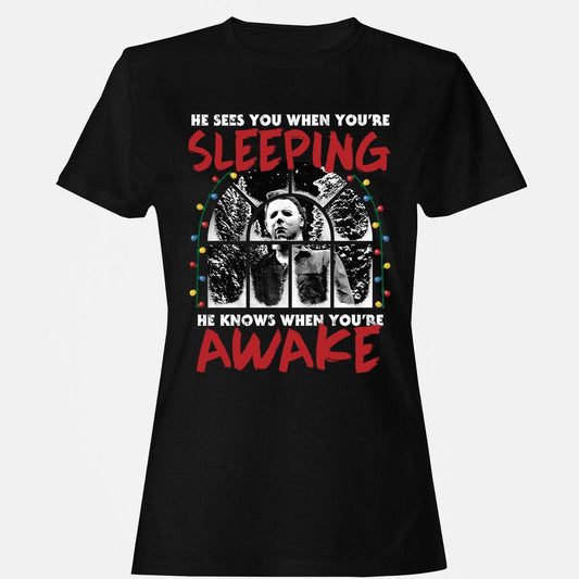 Women's T-Shirt - 5QKRCAZ1 - Black - 1