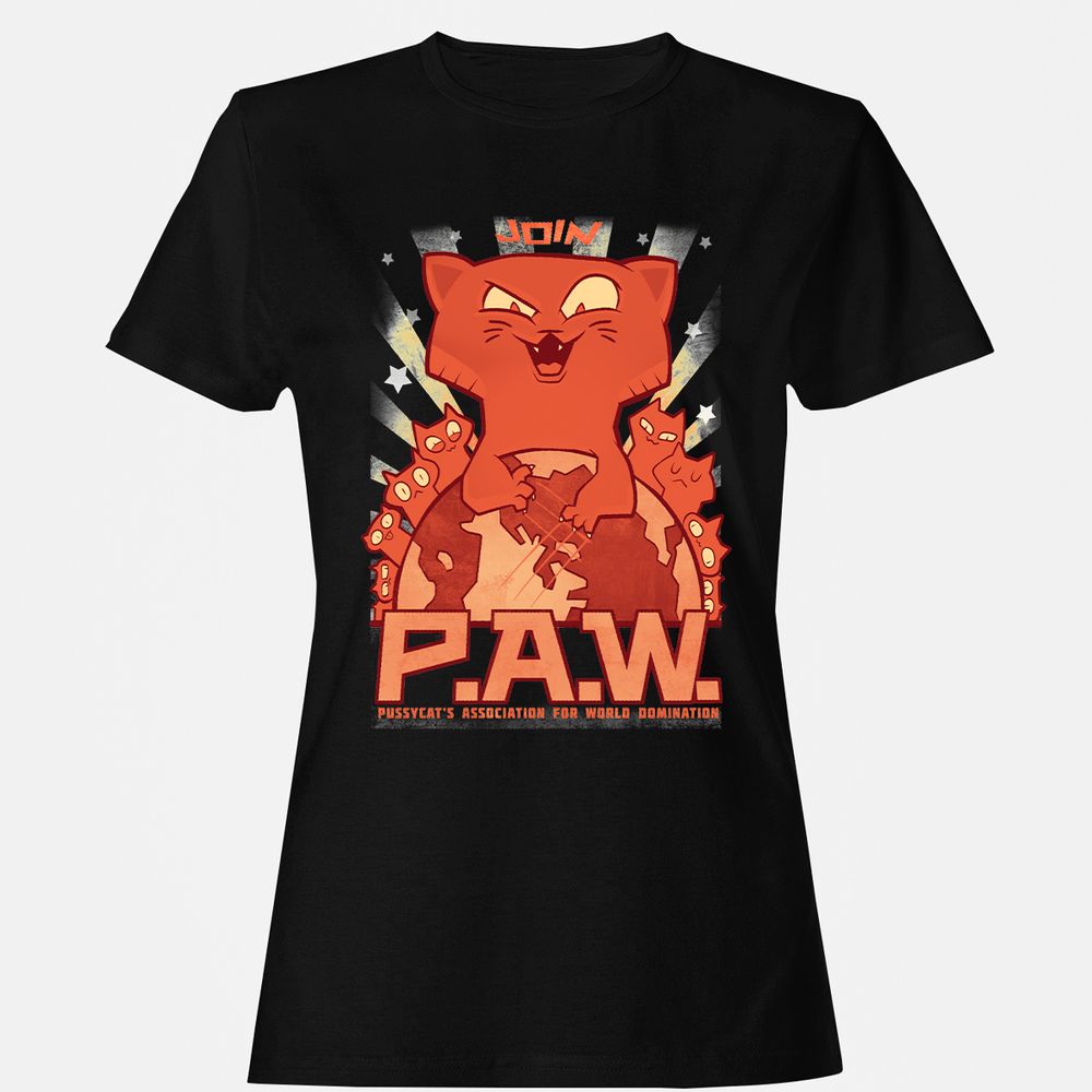 Women's T-Shirt - AKHXD7TQ - Black - 1