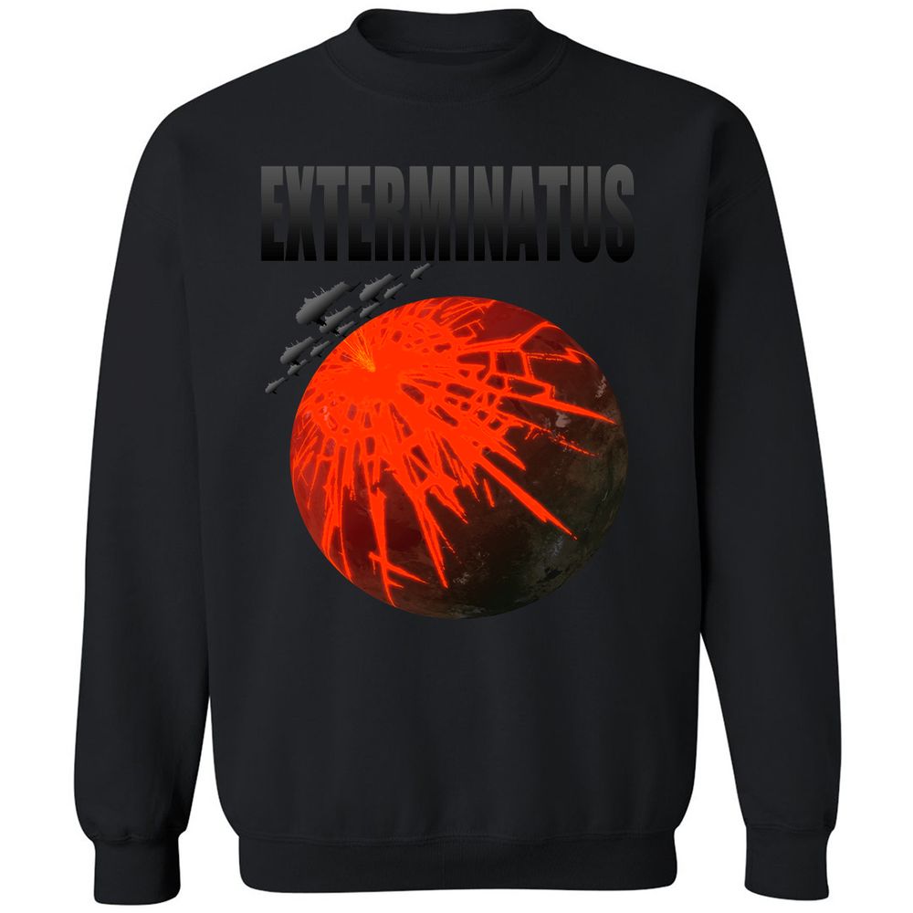 Classic Unisex Sweatshirt - UQRPWR75 - Black - 1