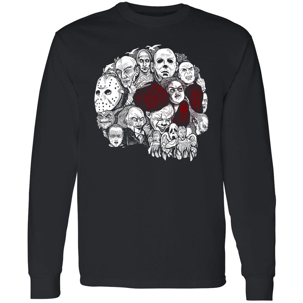 Long Sleeve T-Shirt - 4YSSDGL5 - Black - 1