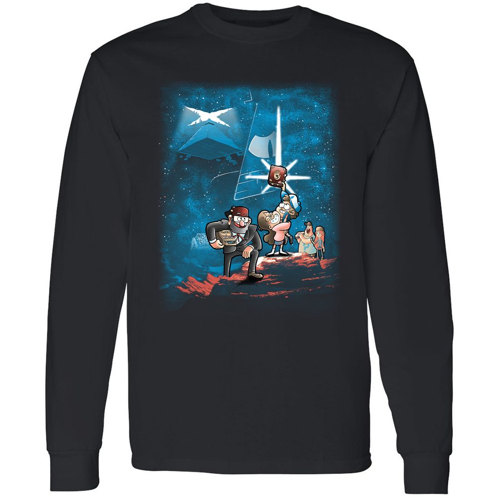 Long Sleeve T-Shirt - ZVS47HGR - Black - 1