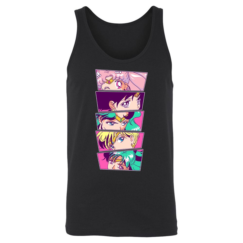 Unisex Jersey Tank - L93PG7ZF - Black - 1