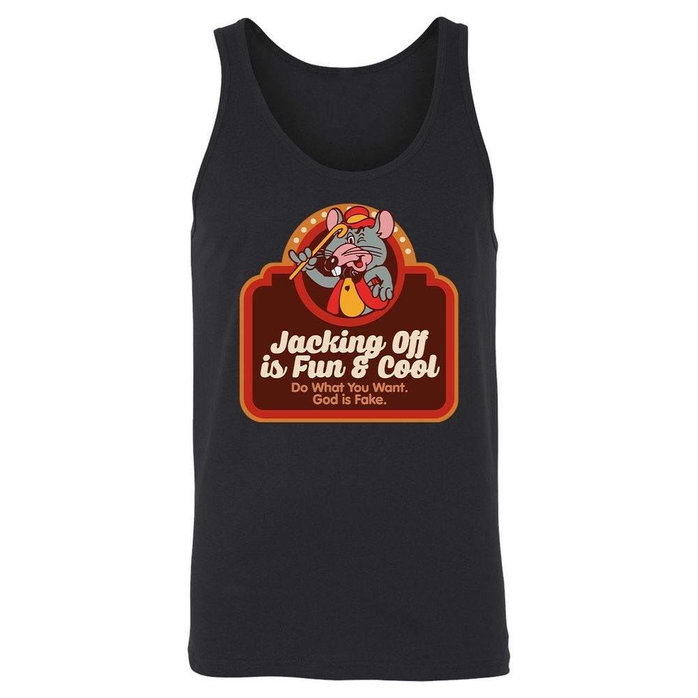 Unisex Jersey Tank - SUJKR6GP - Black - 1