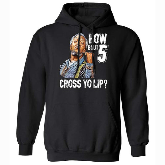 How bout 5 cross yo lip - Black - 1