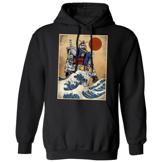Classic Unisex Hoodie - H6FG9A3C - Black - 1