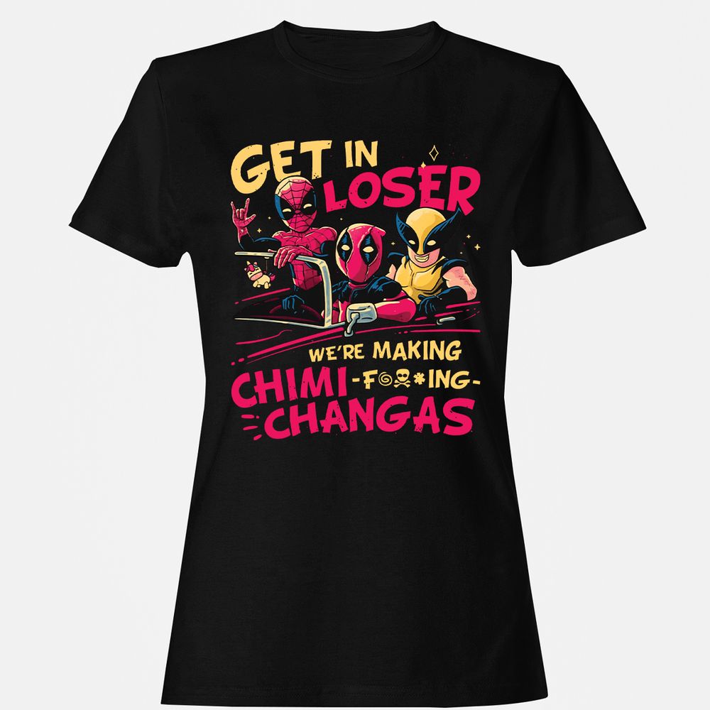 Women's T-Shirt - H3REQ1K9 - Black - 1