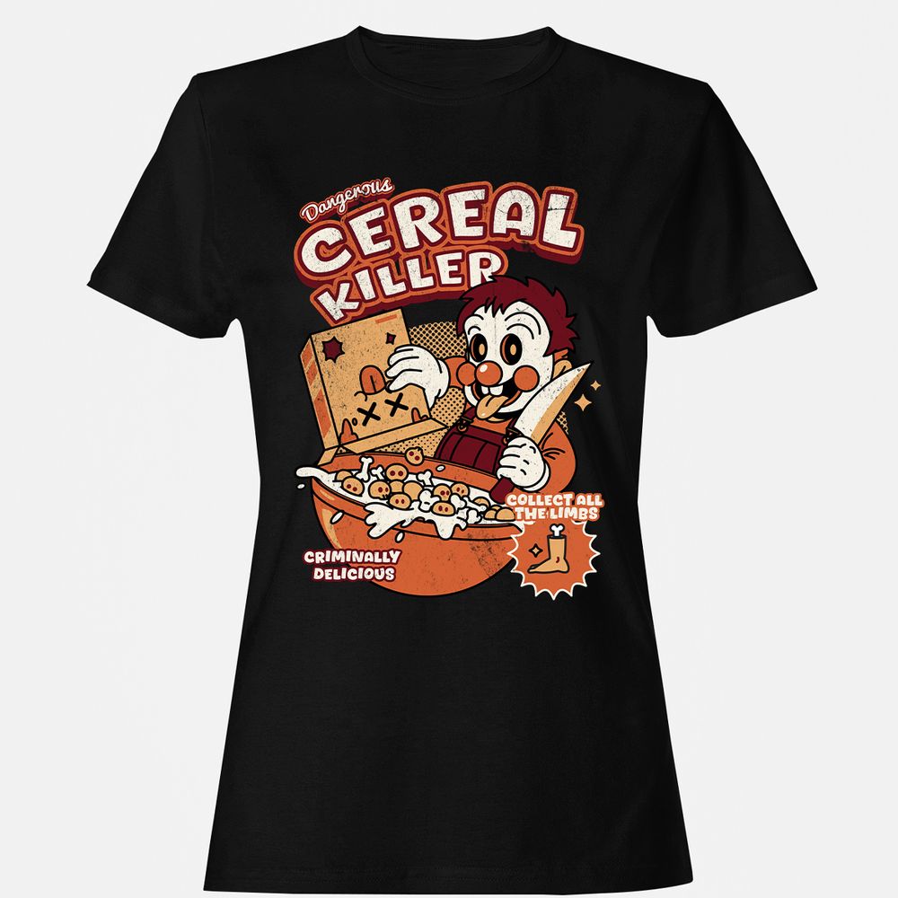 Women's T-Shirt - FD3CKEHZ - Black - 1