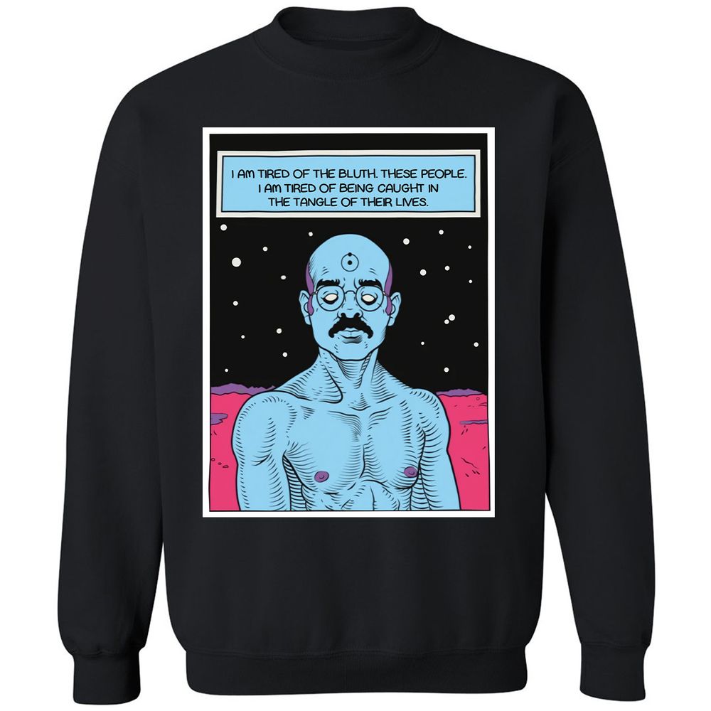 Classic Unisex Sweatshirt - FXYUJ821 - Black - 1
