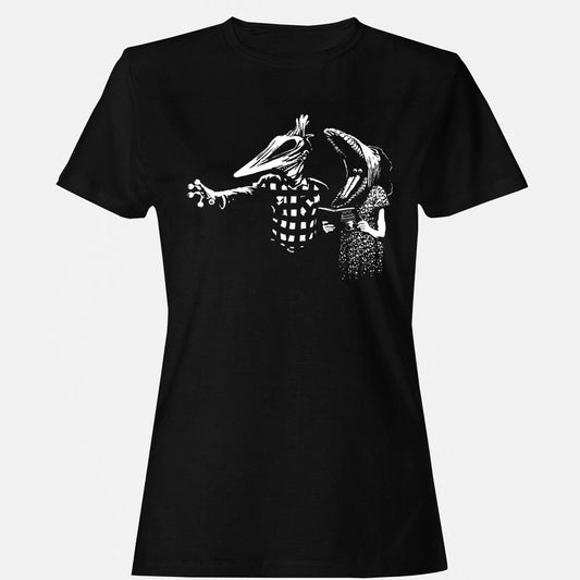 Women's T-Shirt - 6EHKTV36 - Black - 1