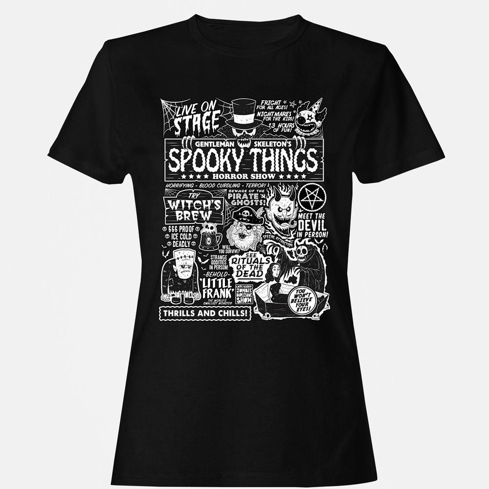 Women's T-Shirt - ETMRQYZY - Black - 1