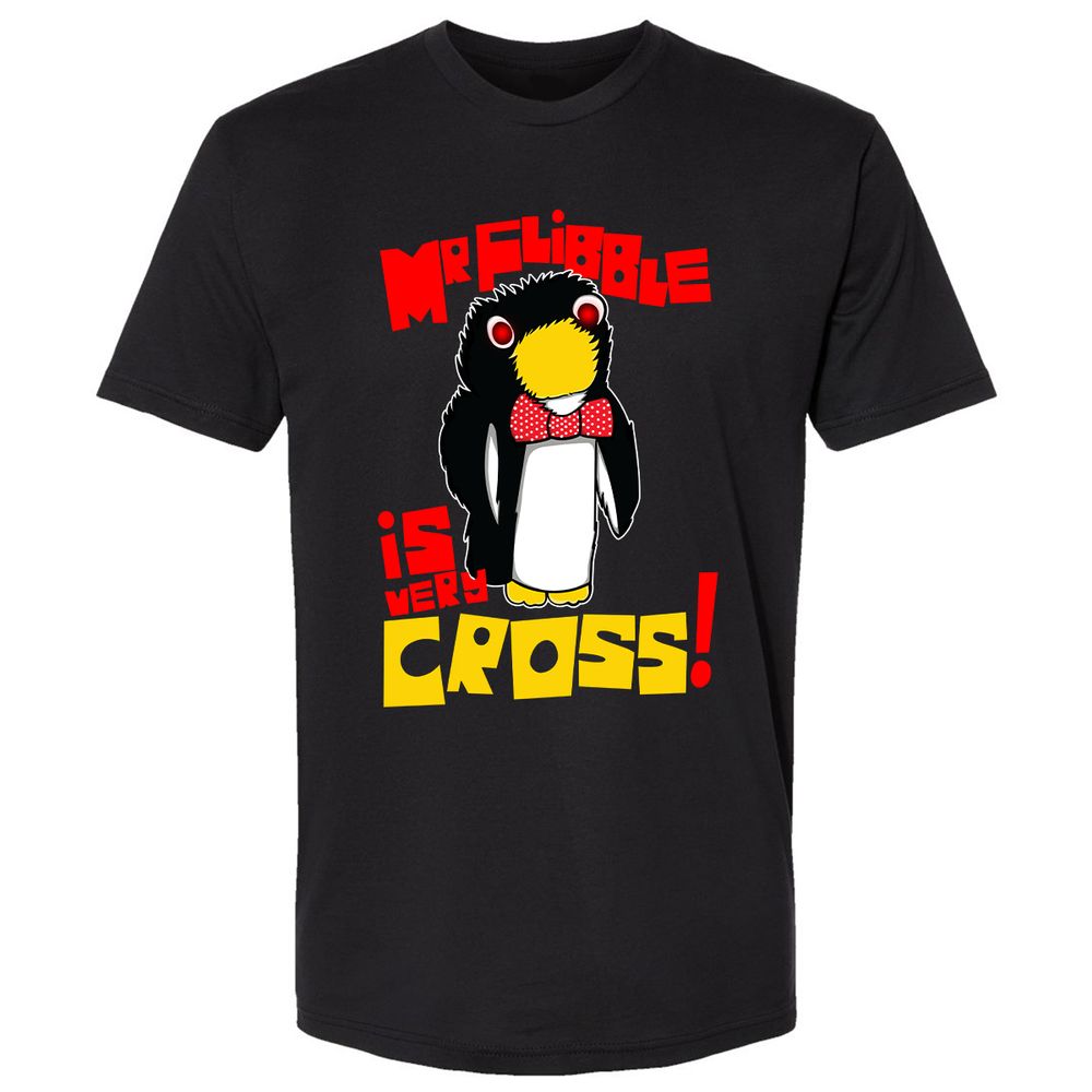 Mr Flibble is very Cross - Black - 1