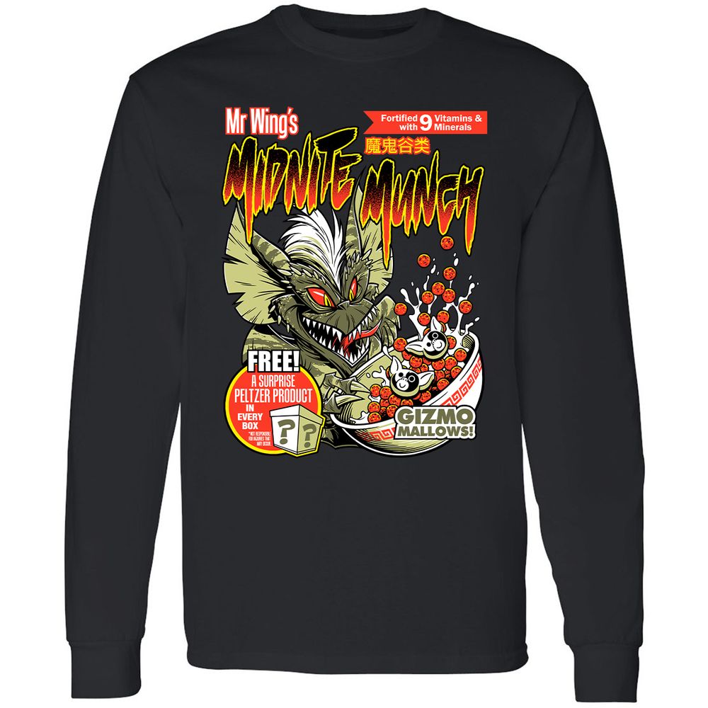 Long Sleeve T-Shirt - XCJNU71G - Black - 1