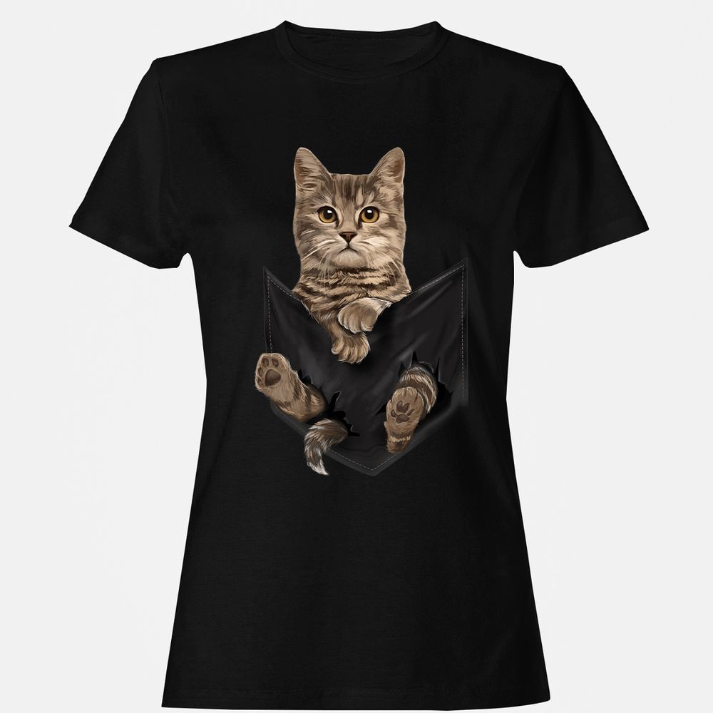 Women's T-Shirt - GNBEG5K7 - Black - 1