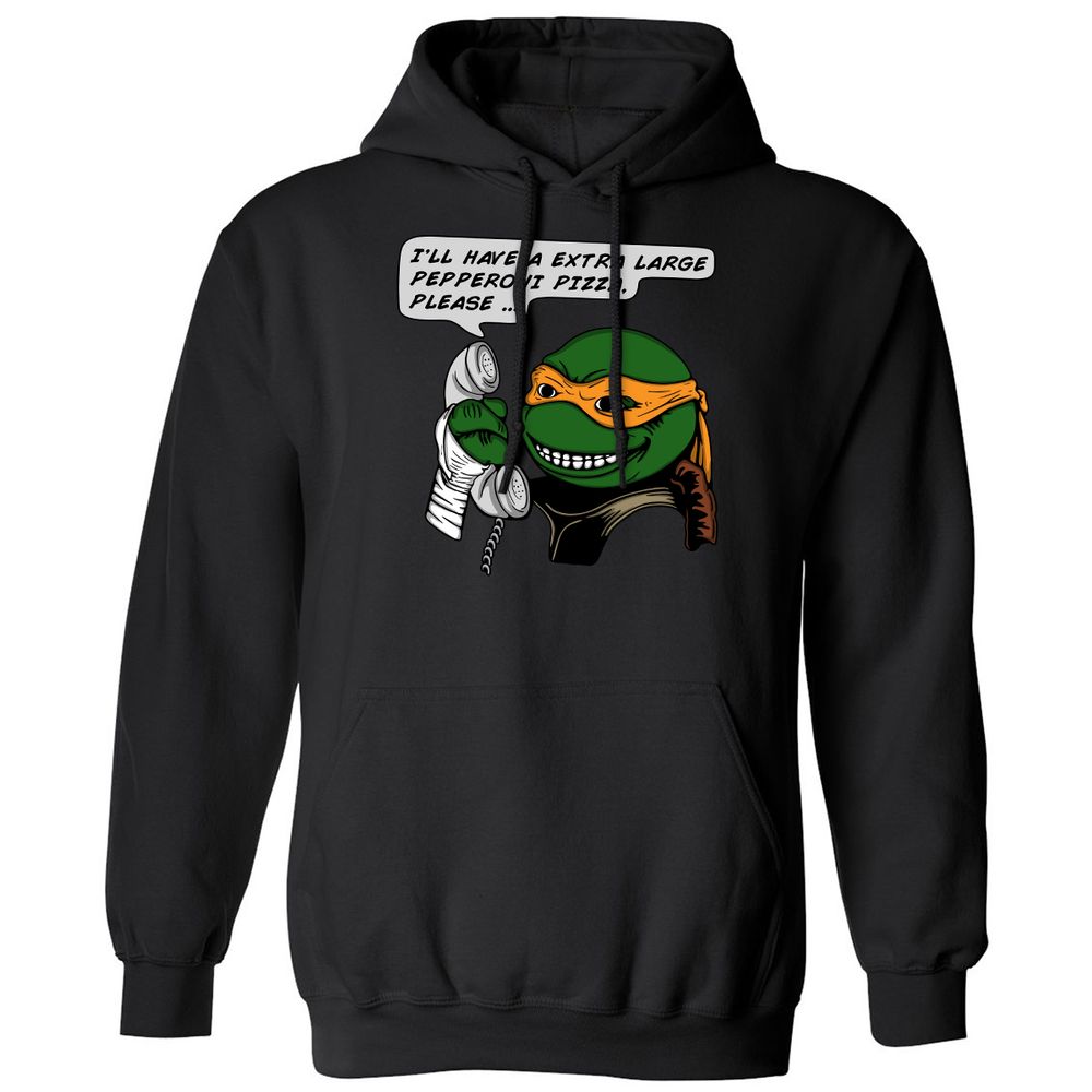 Classic Unisex Hoodie - 4RTJWFNR - Black - 1