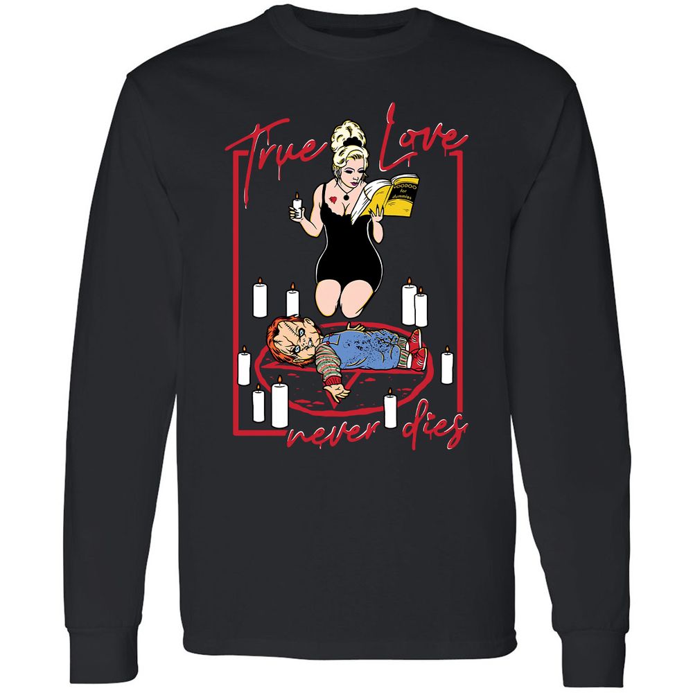 Long Sleeve T-Shirt - 98XA5SKP - Black - 1