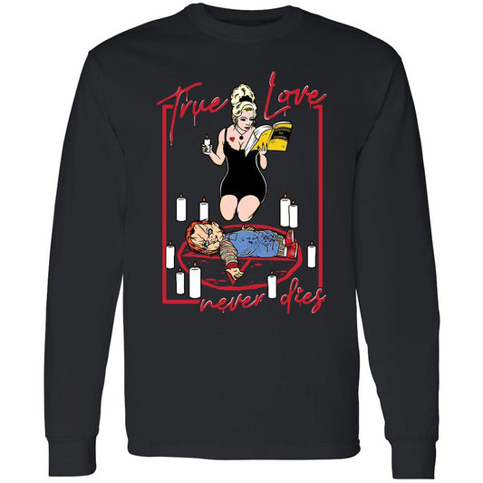 Long Sleeve T-Shirt - 98XA5SKP - Black - 1