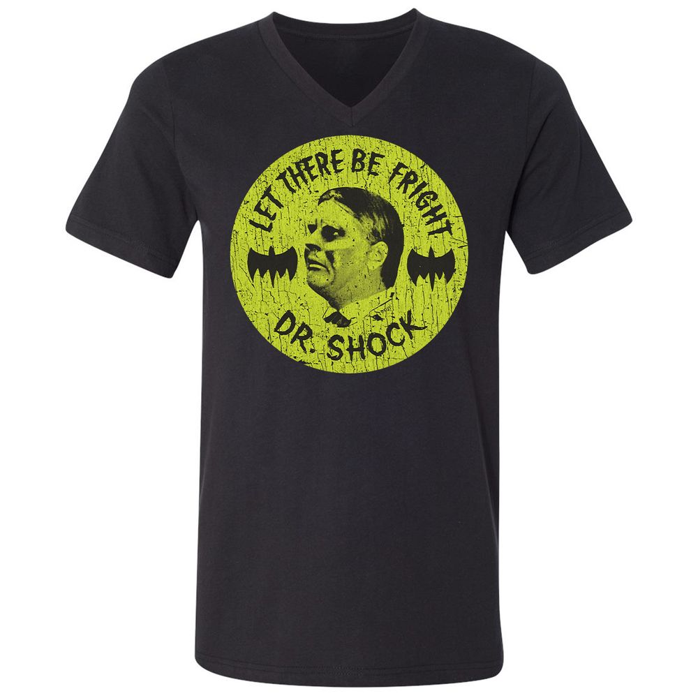 Unisex V-Neck T-Shirt - 4Z2C5GS3 - Black - 1